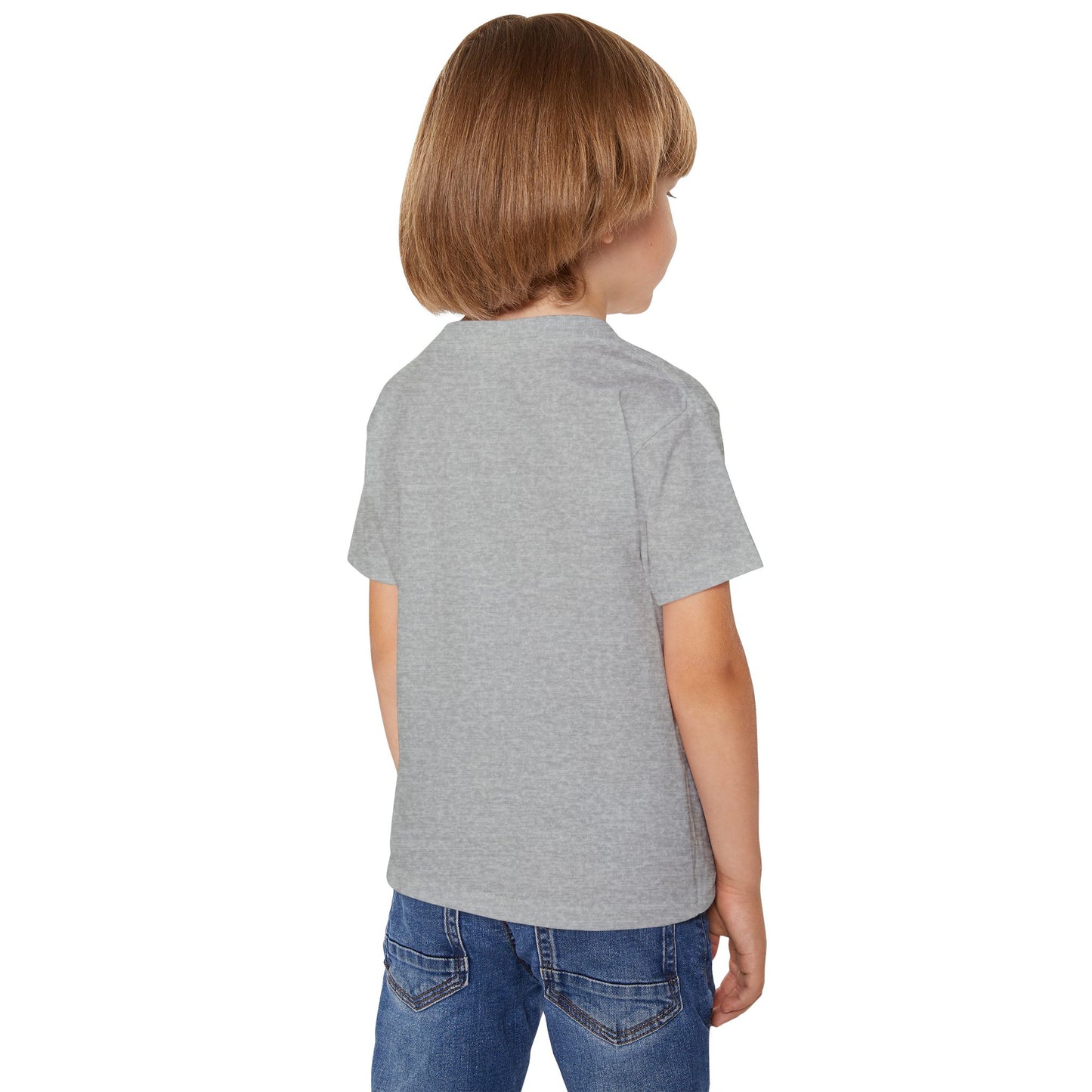 Toddler Simple Christin T-shirt with White Cross (Gildan Product)