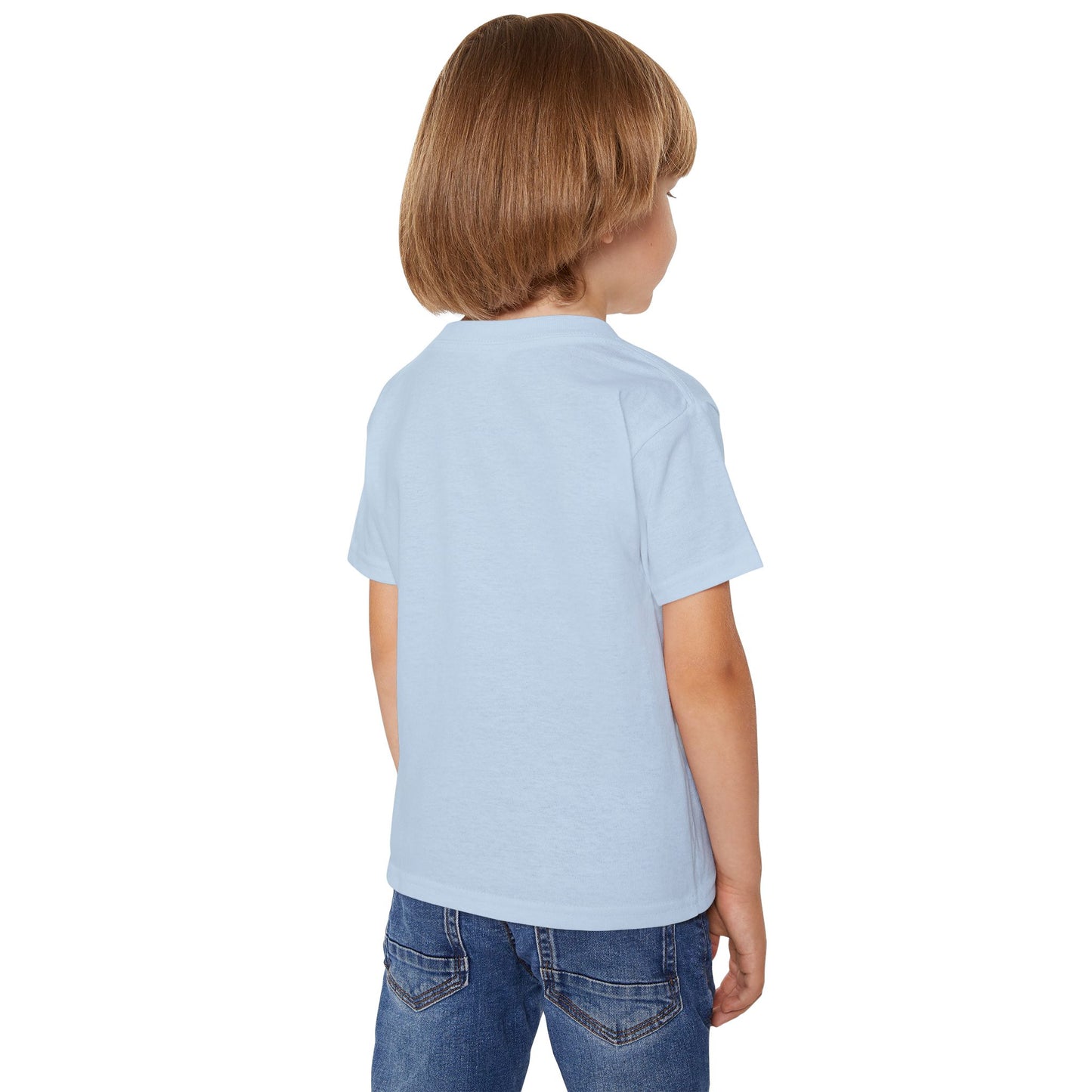 Toddler Simple Christian T-shirt with Black Cross (Gildan Product)