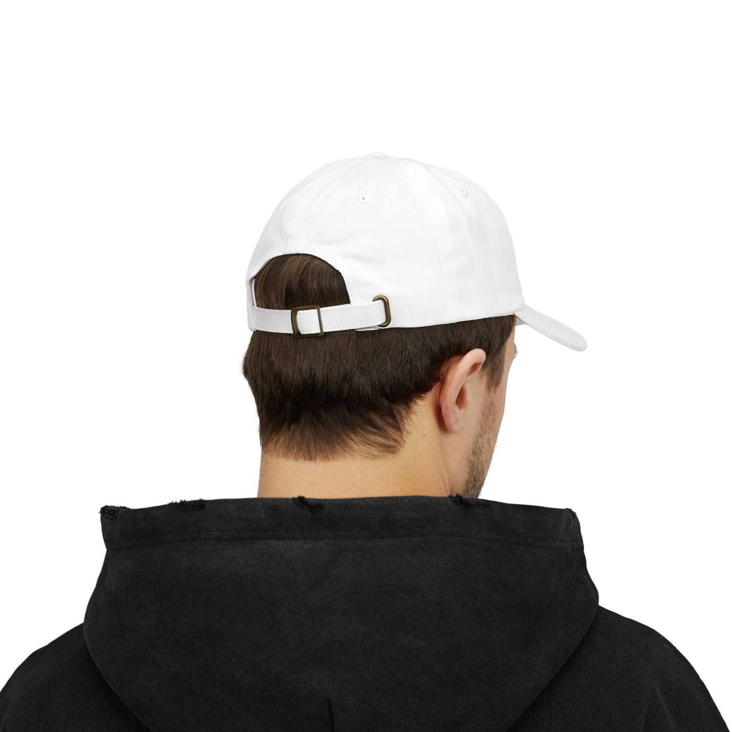 Classic Dad Cap with Black Cross Design