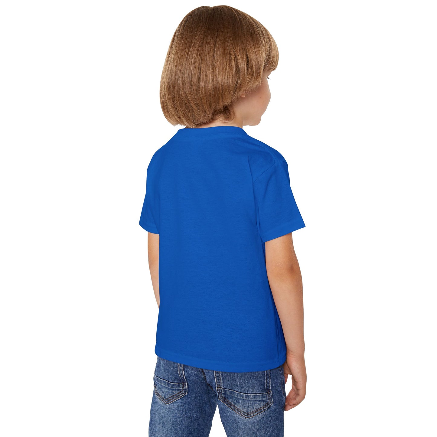 Toddler Simple Christian T-shirt with Black Cross (Gildan Product)