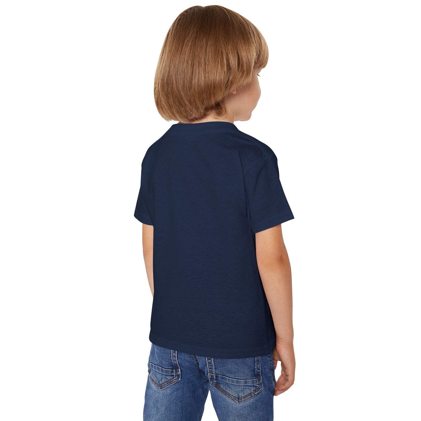 Toddler Simple Christin T-shirt with White Cross (Gildan Product)