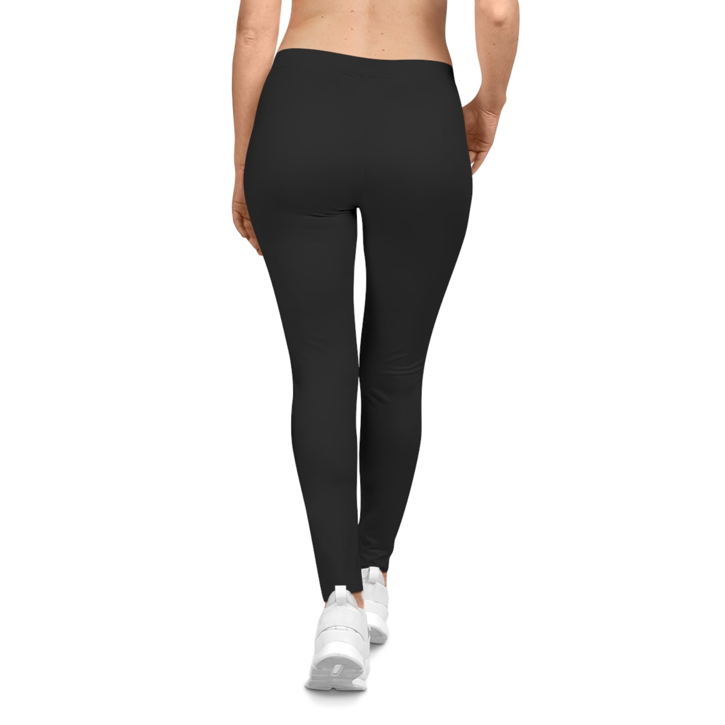 Women's Casual Leggings with White Cross