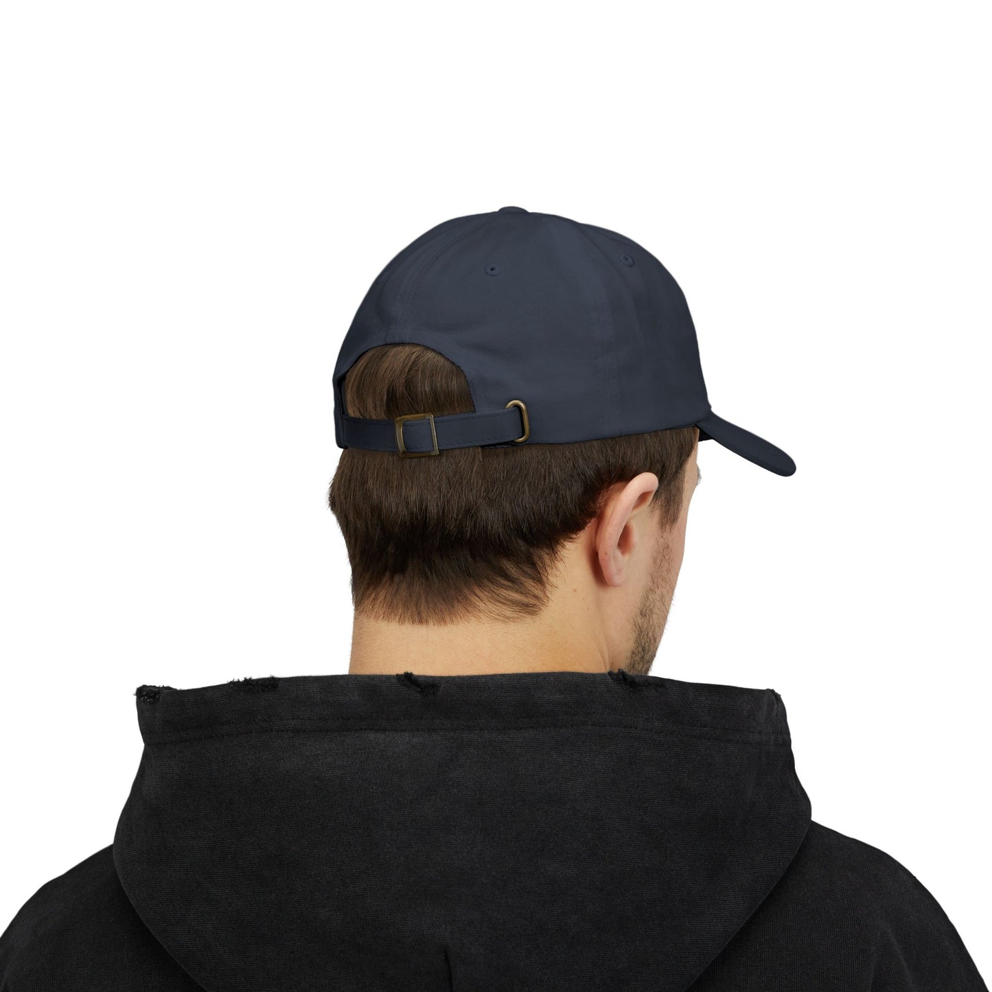 Classic Dad Cap with White Cross Design