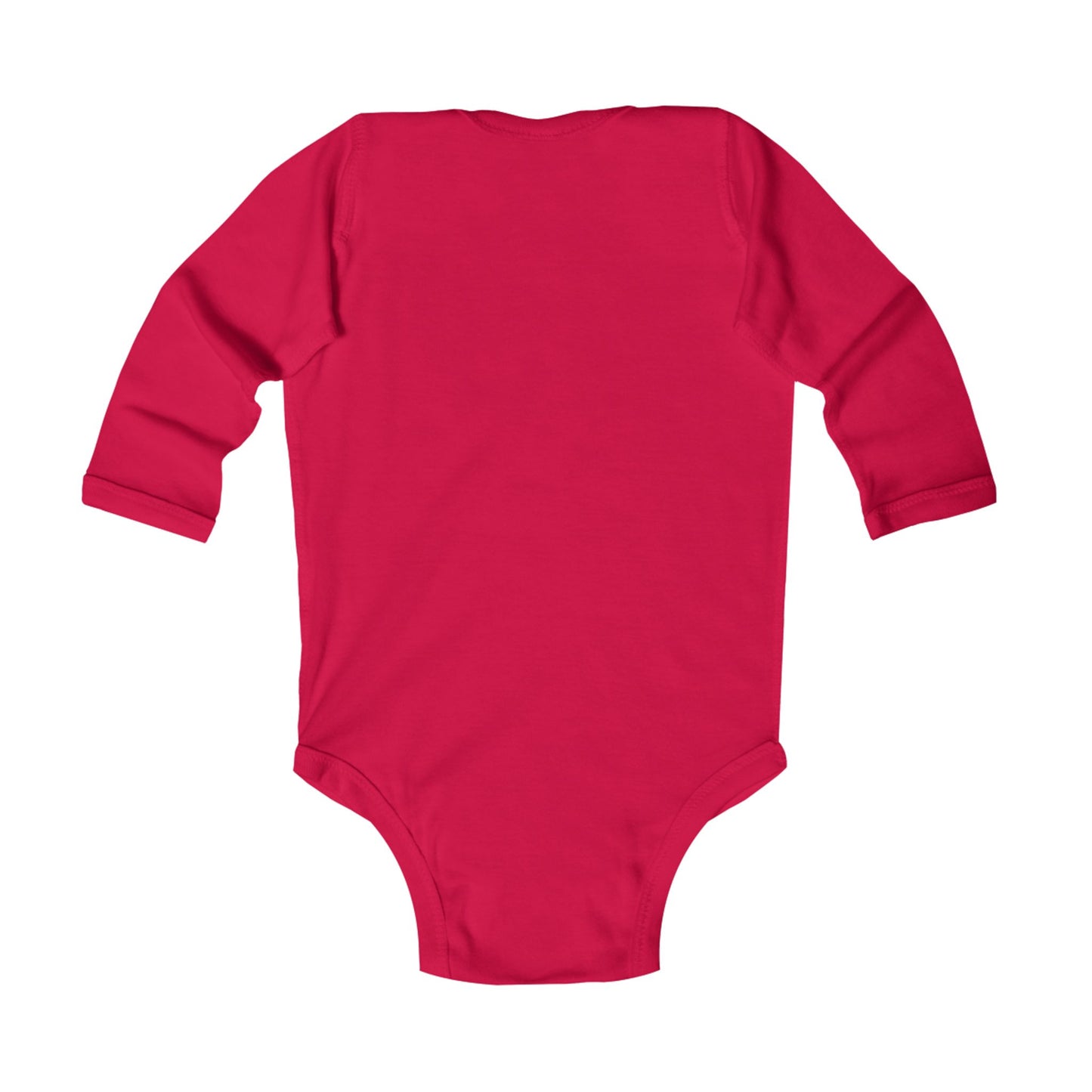 Infant Long Sleeve Onesie with White Cross