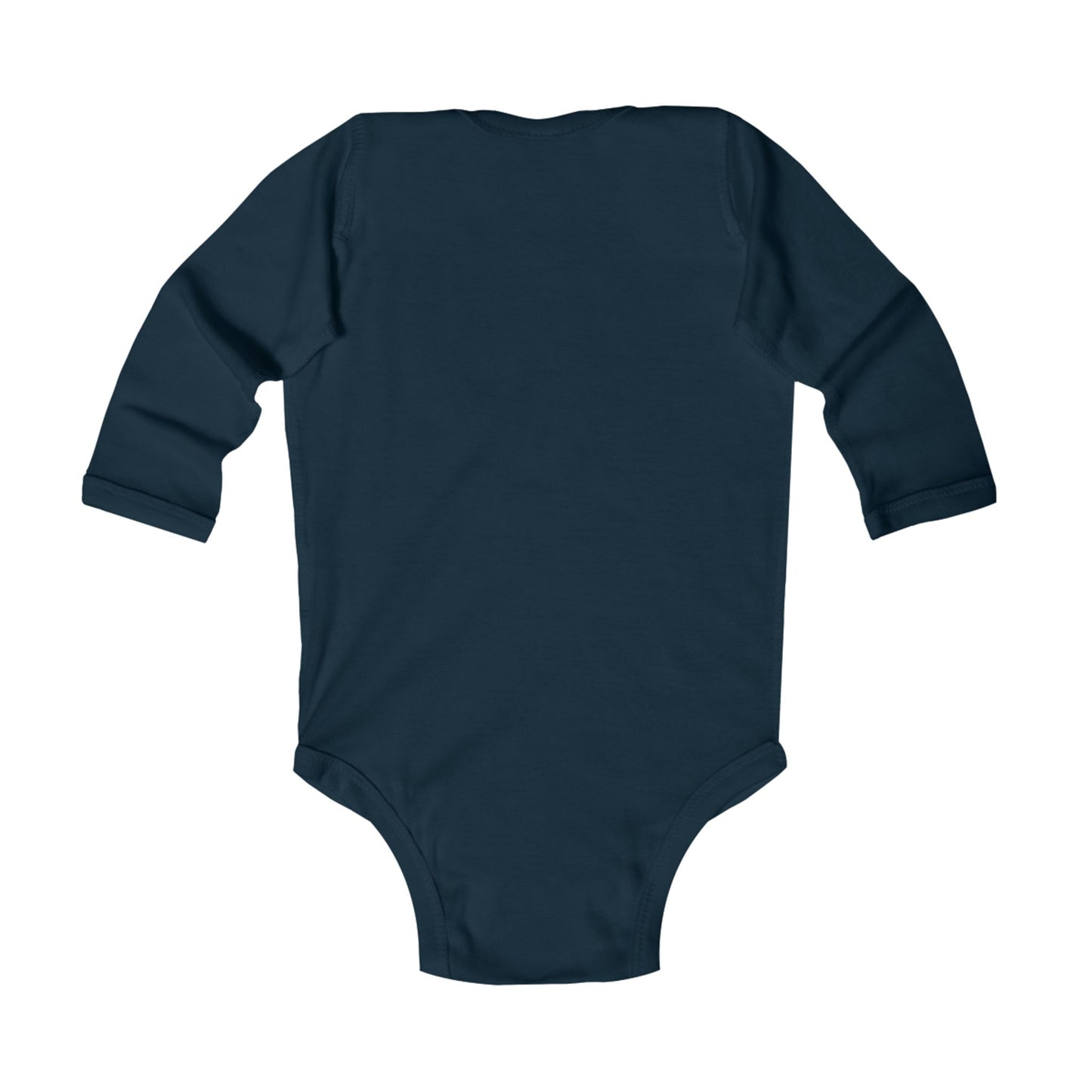 Infant Long Sleeve Onesie with White Cross