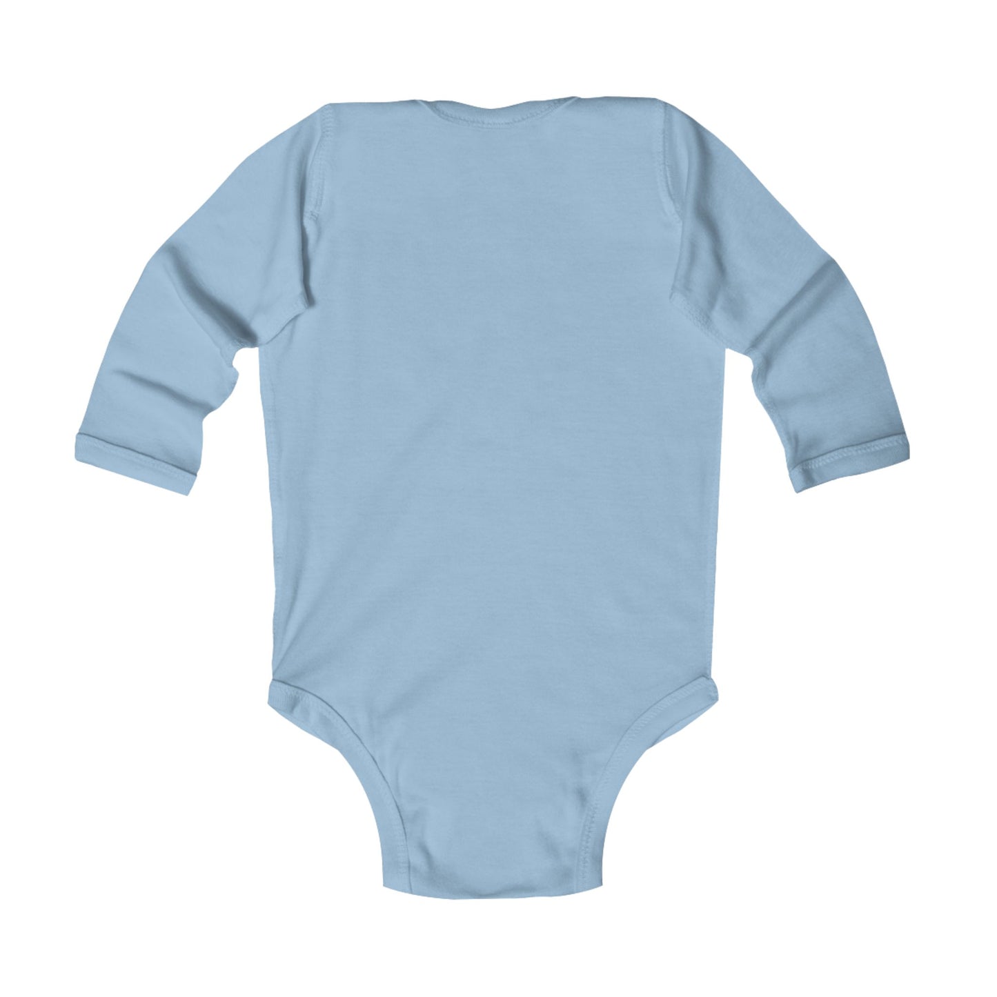 Infant Long Sleeve Onesie with White Cross