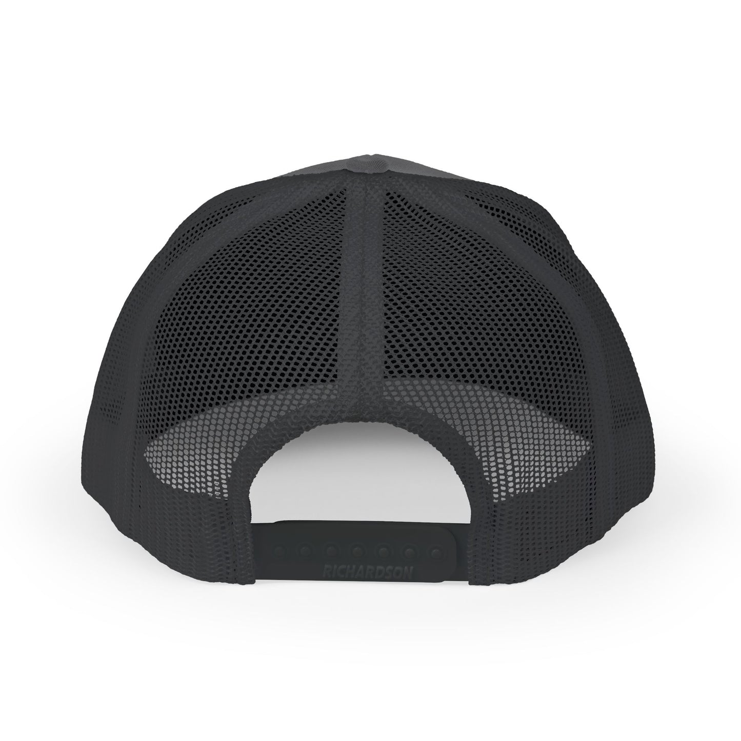 Snapback Trucker Cap with Black Cross